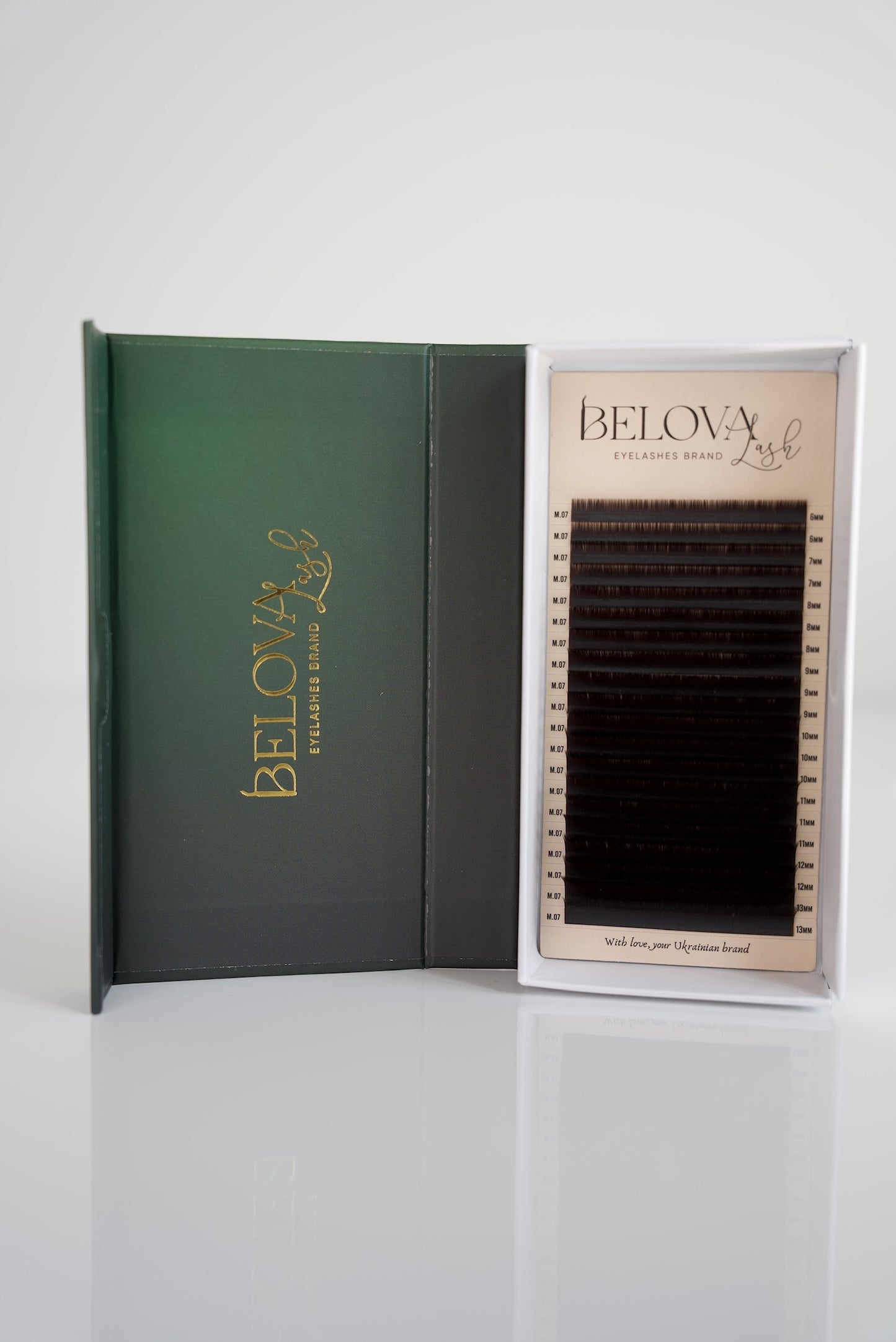 M Curl Mixed Length Eyelash Extensions | Belova Lash