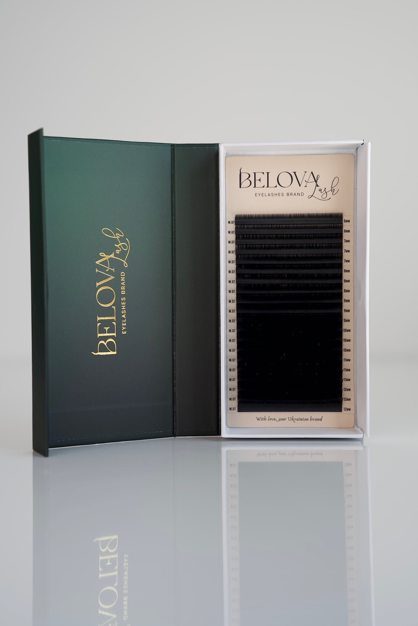 M Curl Mixed Length Eyelash Extensions | Belova Lash