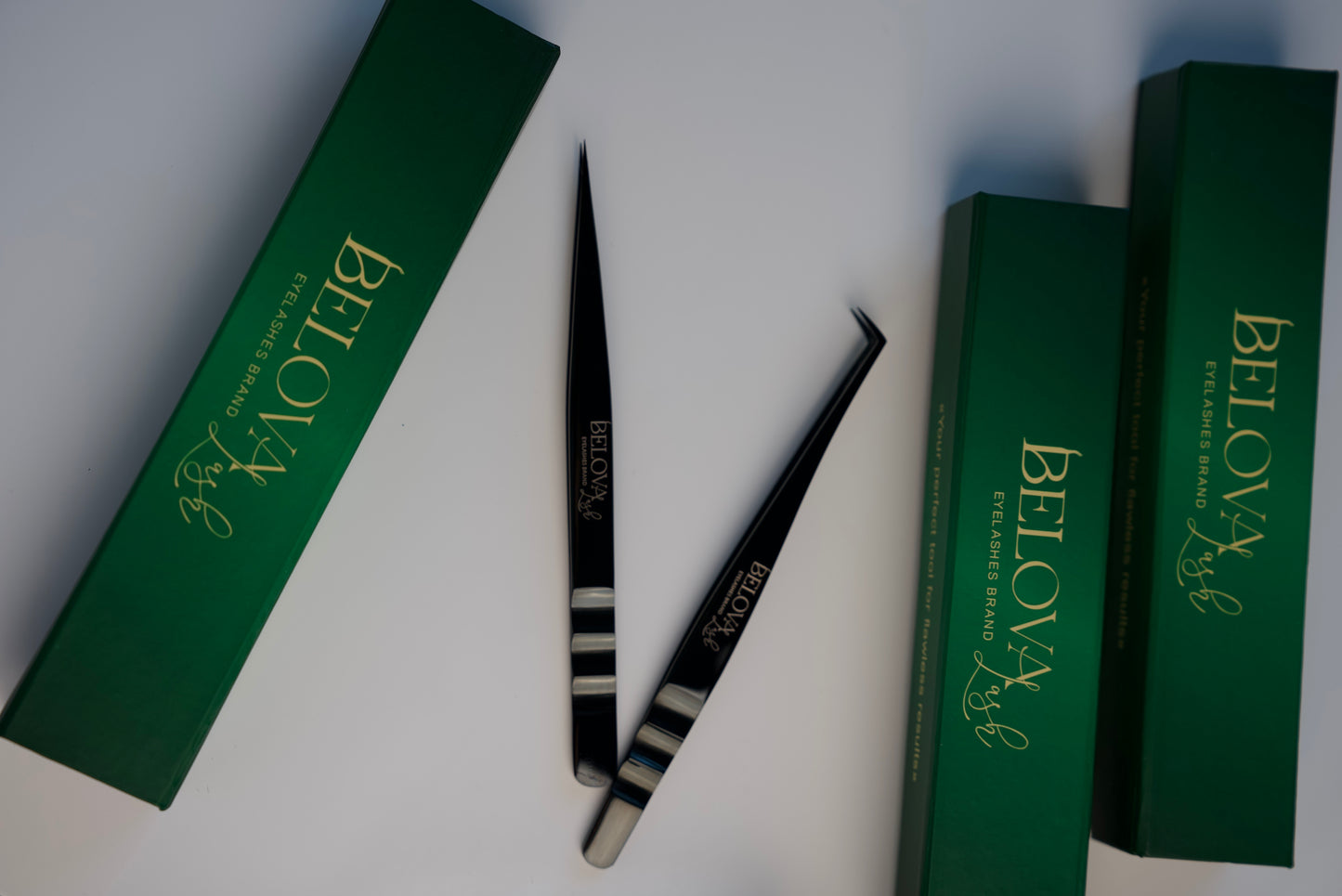 Curved Volume Lash Tweezers | Belova Lash