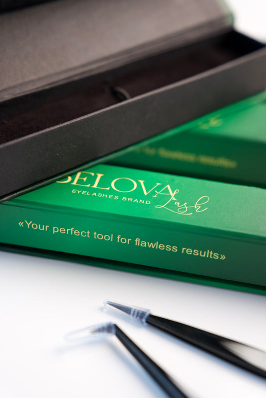 Curved Lash Tweezers Belova Lash