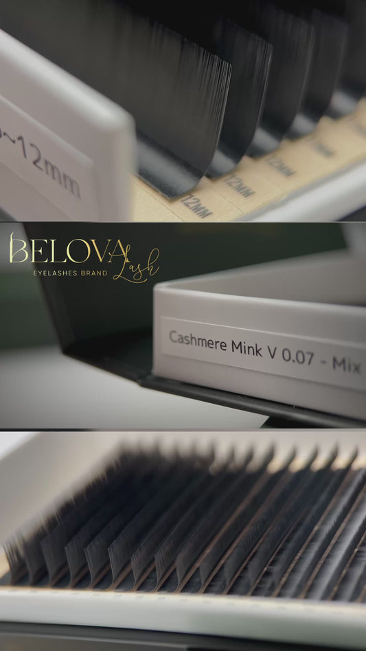 Eyelashes for extension Bend V